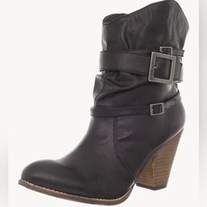 MIA booties western boots strappy boots MIA boots heeled boots MIA shoes buckle